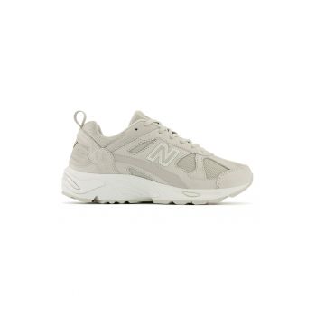 878 Pantofi sport cu insertii din piele