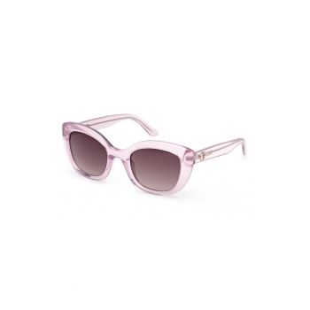 Ochelari de soare cat-eye cu model uni