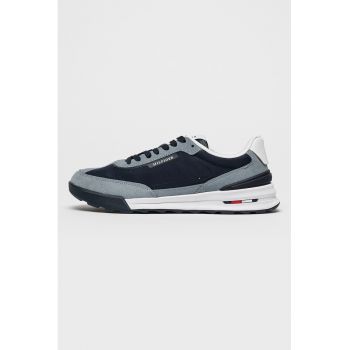 Pantofi sport cu insertii din piele intoarsa Retro Runner