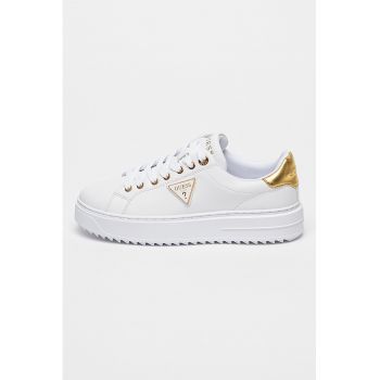 Pantofi sport de piele cu logo