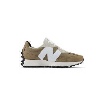 Pantofi sport de piele intoarsa cu insertii textile 327