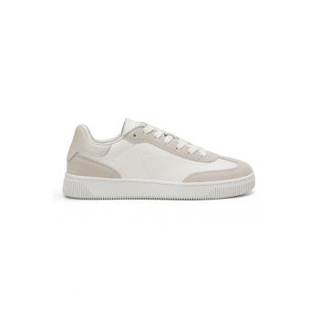 Pantofi sport de piele intoarsa si piele peliculizata