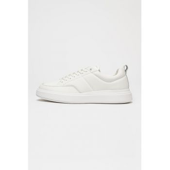 Pantofi sport din piele cu sireturi