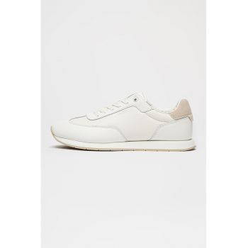 Pantofi sport din piele cu sireturi