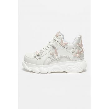 Pantofi sport hi-top de piele ecologica Cld Butterfly