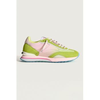 Pantofi sport low-cut cu aspect contrastant
