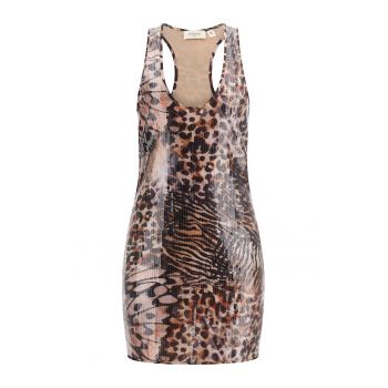 Rochie scurta cu decolteu rotund