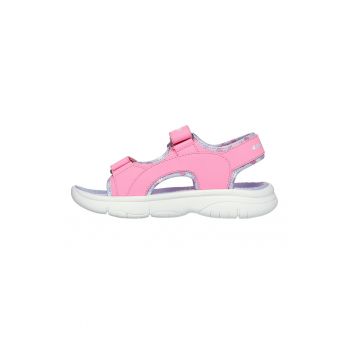 Sandale din material textil cu velcro