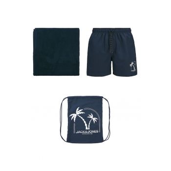 Set de pantaloni scurti de baie si prosop - 2 piese