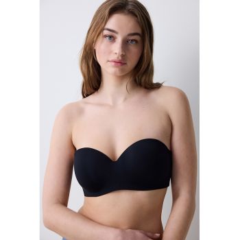 Sutien cu burete si barete multiple - Negru -