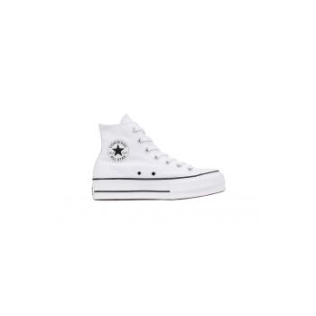 Tenisi dama -  Chuck Taylor All Star Lift - Textil - Alb/Negru