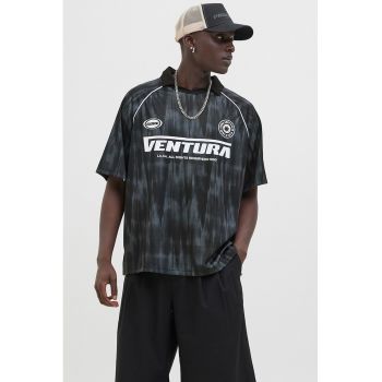 Tricou polo cu imprimeu text