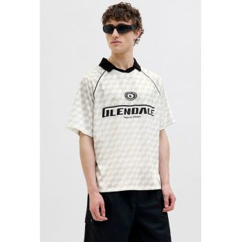 Tricou polo cu imprimeu text