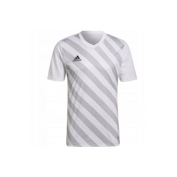 Tricou sport barbati  Entrada 22 - Poliester - Alb/Gri