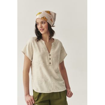 Bluza din amestec de in
