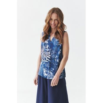 Bluza-tunica cu model - fara maneci