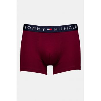 Boxeri din amestec de bumbac cu banda logo in talie