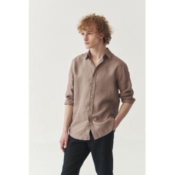 Camasa relaxed-fit din in