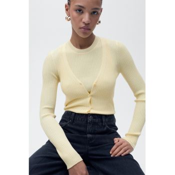 Cardigan cu decolteu in V