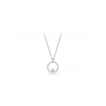 Colier de otel inoxidabil cu zirconia