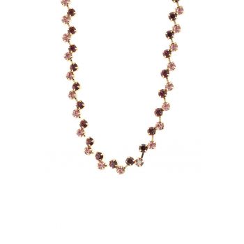 Colier placat cu aur de 18K si decorat cu zirconia Dance