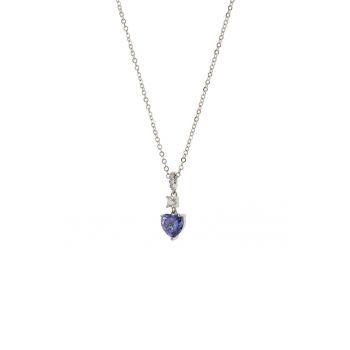 Colier placat cu aur de 18K si decorat cu zirconia Happy Hearts