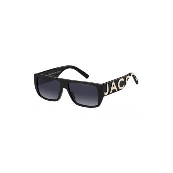 Ochelari de soare dreptunghiulari unisex cu lentile in degrade