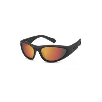 Ochelari de soare wrap unisex polarizati - Portocaliu deschis -