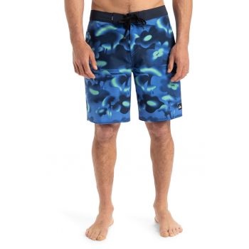 Pantaloni scurti de baie cu snur si model floral