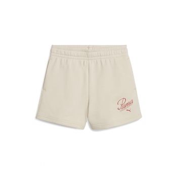 Pantaloni scurti din amestec de bumbac cu buzunare laterale