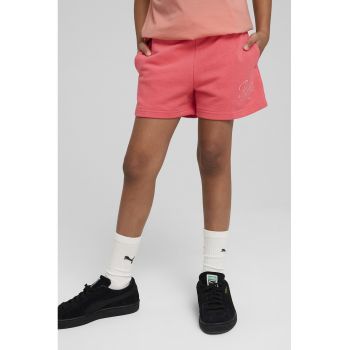 Pantaloni scurti din amestec de bumbac cu buzunare laterale