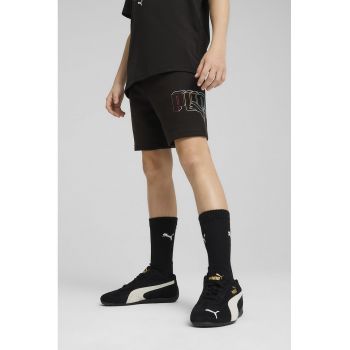 Pantaloni scurti din amestec de bumbac cu imprimeu logo