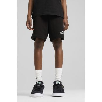 Pantaloni scurti din amestec de bumbac cu logo