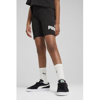 Pantaloni scurti din amestec de bumbac cu logo