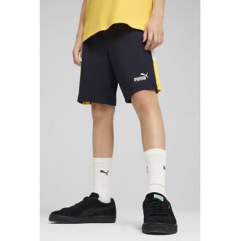 Pantaloni scurti din amestec de bumbac cu logo