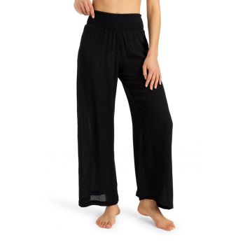 Pantaloni uni cu croiala ampla