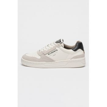Pantofi sport cu insertii din piele intoarsa