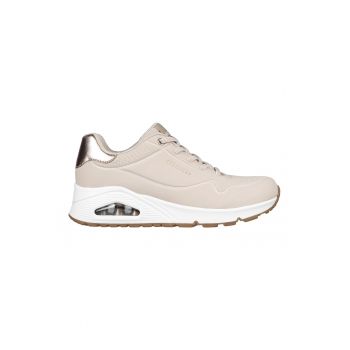 Pantofi sport de piele ecologica Uno Shimmer Away