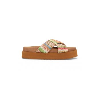 Papuci flatform Syenna