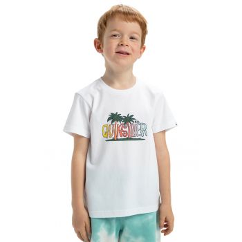 Tricou cu decolteu la baza gatului Sunny Palms