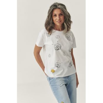 Tricou cu imprimeu grafic