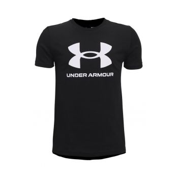 Tricou cu imprimeu logo - pentru fitness Sportstyle