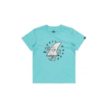Tricou de bumbac cu imprimeu Tasty Waves
