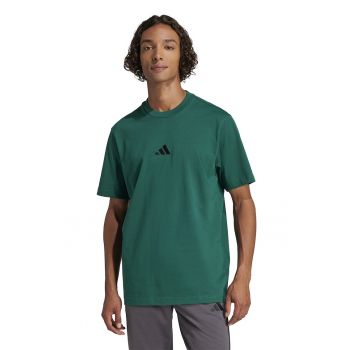 Tricou din bumbac cu broderie logo
