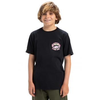 Tricou lejer de bumbac cu logo Times Up