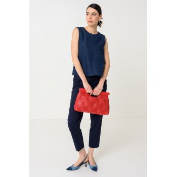 Bluza din amestec de in fara maneci