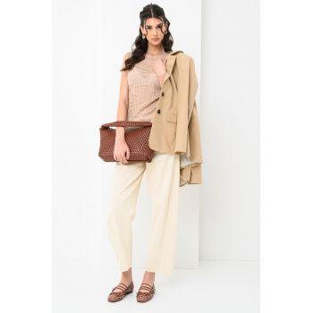 Bluza semitransparenta fara maneci