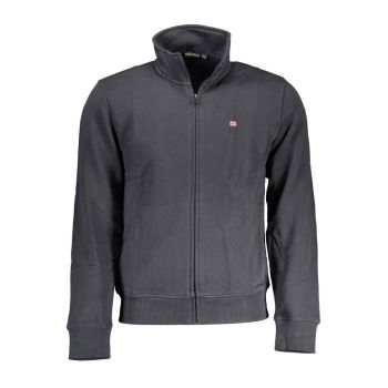 Hanorac fara gluga si cu fermoar BALIS FZ SUM barbati - cu mini logo - Regulat fit - Negru
