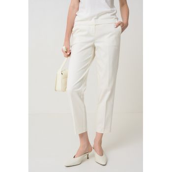 Pantaloni conici cu talie inalta