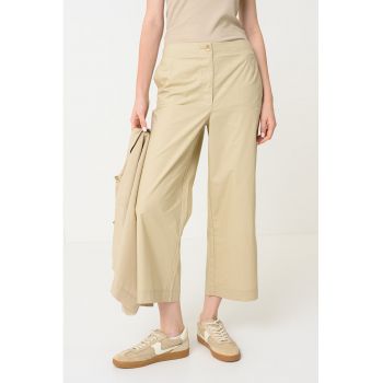 Pantaloni crop ampli